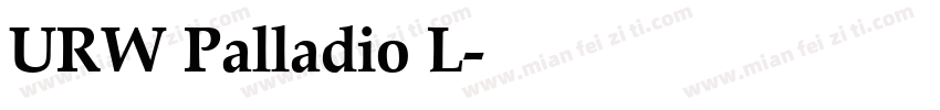 URW Palladio L字体转换